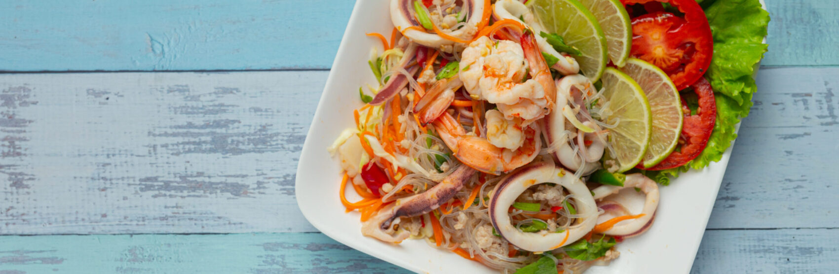 Salade thaïe aux fruits de mer